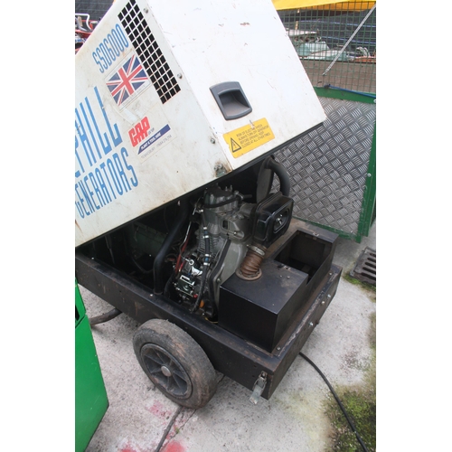 131 - STEPHILL GENSET 6KVA (EX HIRE)  + VAT