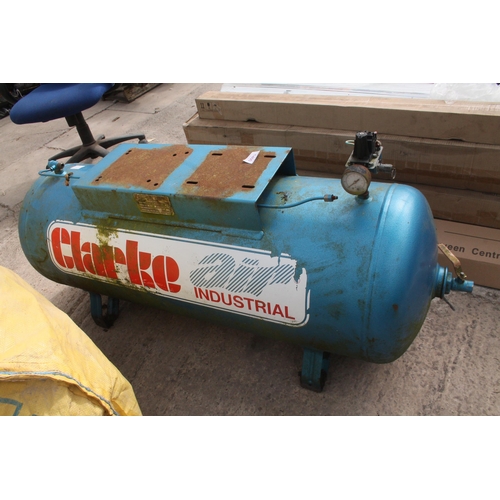 1490 - CLARKE COMPRESSOR AIR TANK  NO VAT