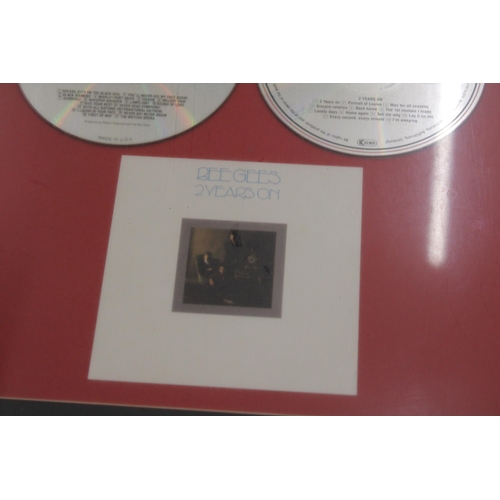 109 - A LIMITED EDITION BEE GEES, 'ODESSA' CD PLAQUE, NUMBER 001/1000