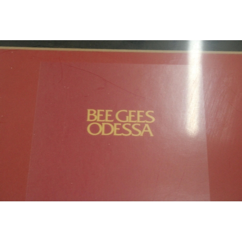 109 - A LIMITED EDITION BEE GEES, 'ODESSA' CD PLAQUE, NUMBER 001/1000