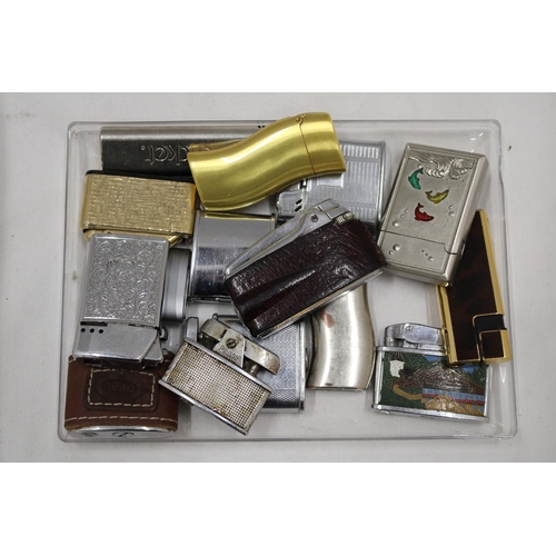 156 - FIFTEEN VINTAGE CIGARETTE LIGHTERS