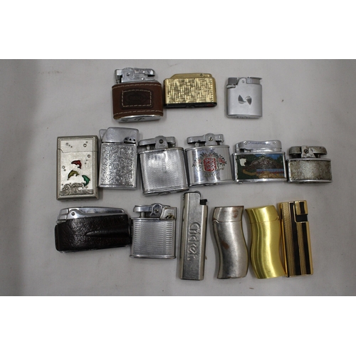 156 - FIFTEEN VINTAGE CIGARETTE LIGHTERS