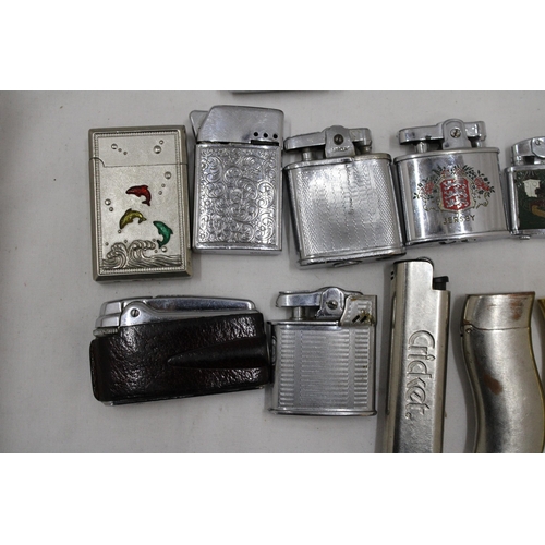 156 - FIFTEEN VINTAGE CIGARETTE LIGHTERS