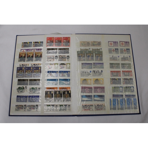 409 - TWO FULL ALBUMS OF BRITISH STAMPS