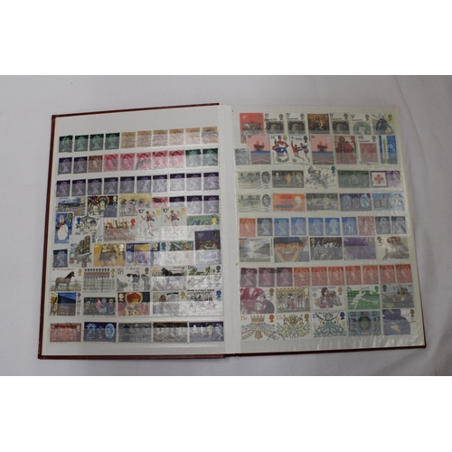 409 - TWO FULL ALBUMS OF BRITISH STAMPS