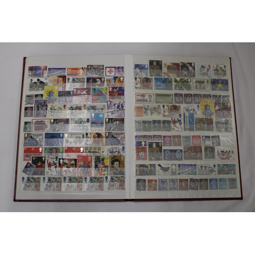 409 - TWO FULL ALBUMS OF BRITISH STAMPS