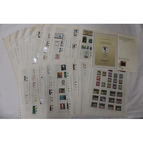 416 - A COLLECTION OF GERMAN STAMPS