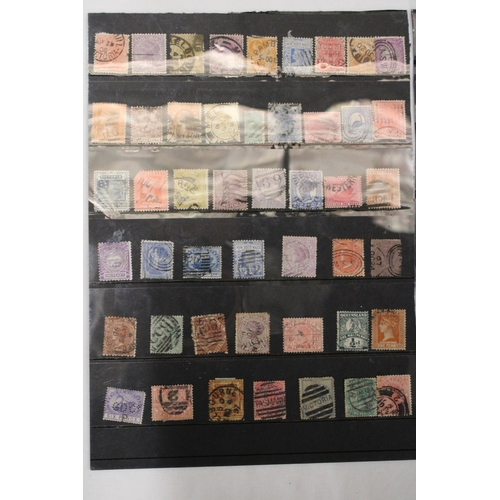 418 - A COLLECTION OF VICTORIAN STATE STAMPS (2 PAGES)