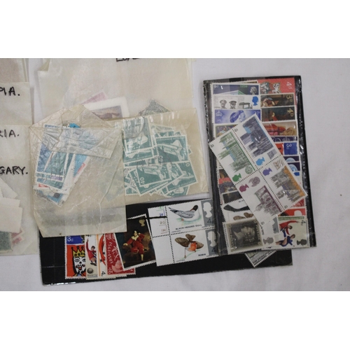 441 - A QUANTITY OF LOOSE STAMPS IN PACKETS FROM AROUND THE WORLD