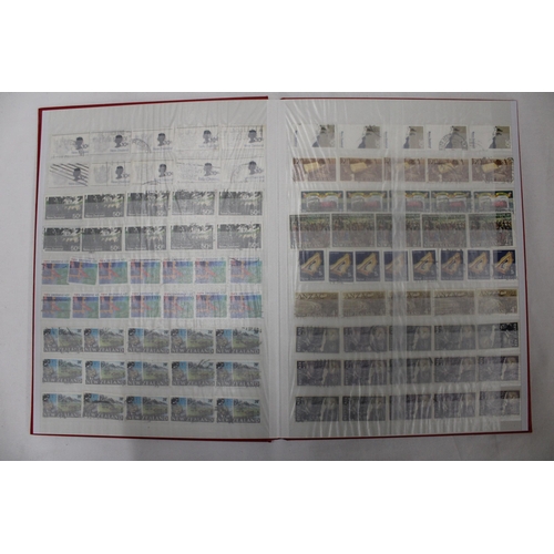 442 - A FULL STOCK BOOK CONTAINING STAMPS OF NEW ZEALAND