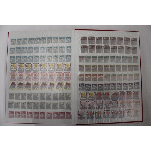 442 - A FULL STOCK BOOK CONTAINING STAMPS OF NEW ZEALAND