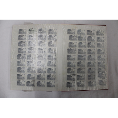 443 - TWO FULL STOCK BOOKS CONTAINING STAMPS OF 