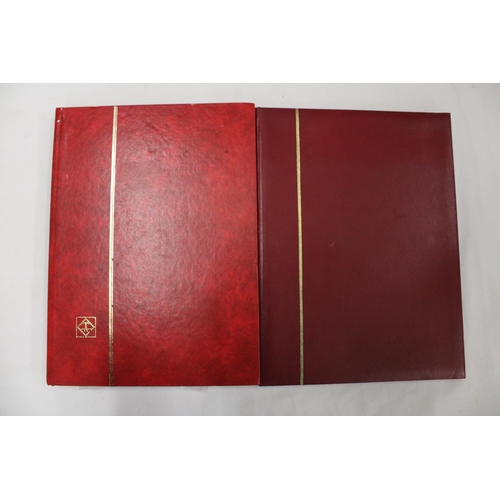 443 - TWO FULL STOCK BOOKS CONTAINING STAMPS OF 