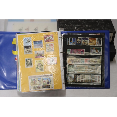 380 - A TWO CARTON LOT -  CARTON ONE COMPRISES FIVE BINDERS OF AN ALL WORLD COLLECTION. CARTON TWO CONTAIN... 