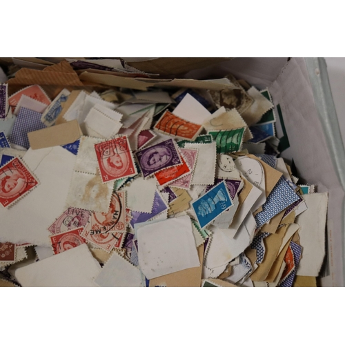 394 - A BOX OF LOOSE GB STAMPS