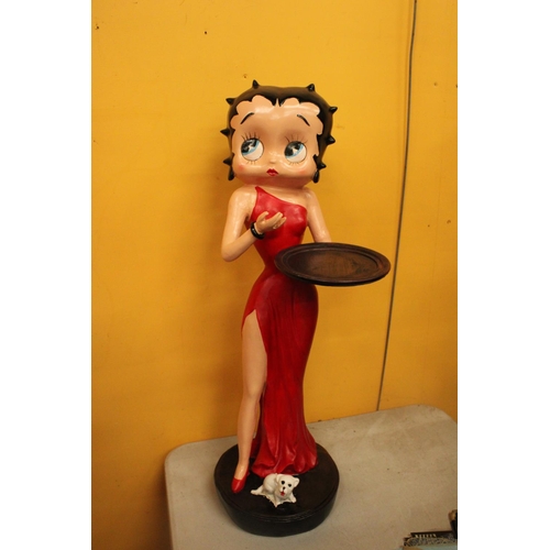 59 - A DUMB WAITER IN THE STYLE OF A  BETTY BOO WAITRESS FIGURE