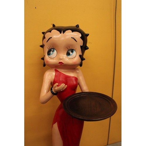 59 - A DUMB WAITER IN THE STYLE OF A  BETTY BOO WAITRESS FIGURE