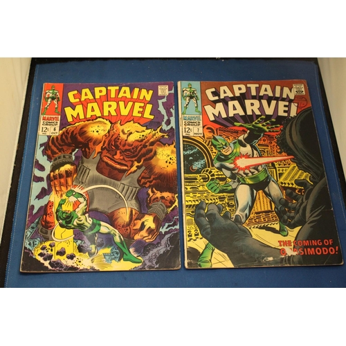 79 - TWO VINTAGE CAPTAIN MARVEL COMICS