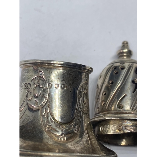 86 - A HALLMARKED LONDON SILVER SIFTER GROSS WEIGHT 52.6 GRAMS