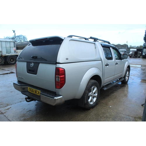 196 - NISSAN NAVARA D40 DS61BCV FIRST REG 2012 MOT 6/6/24 APPROX 190000 MILES HAD AN UPGRADED CAM CHAIN CO... 