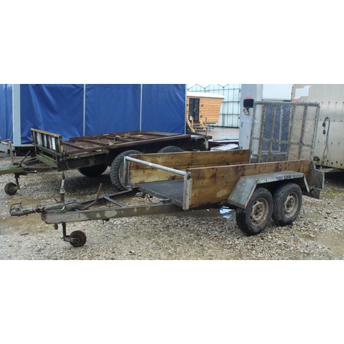 229 - PLANT TRAILER 8'X4' IN WORKING ORDER NO VAT