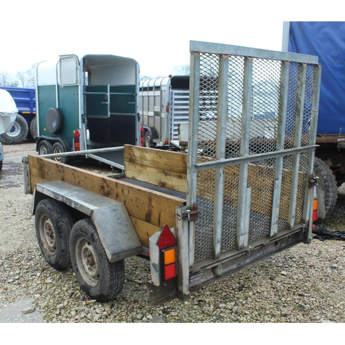 229 - PLANT TRAILER 8'X4' IN WORKING ORDER NO VAT