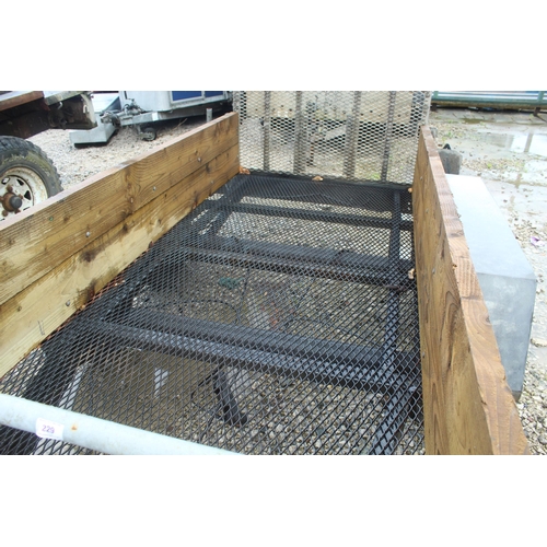 229 - PLANT TRAILER 8'X4' IN WORKING ORDER NO VAT