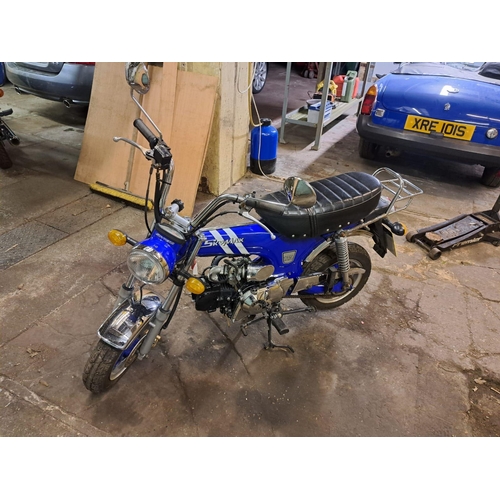 178 - 2017 SKYMAX 125CC MOTORBIKE DX67CAU ONLY 24 MILES FROM NEW ELECTRIC START NEW BATTERY WITH V5 NO VAT... 