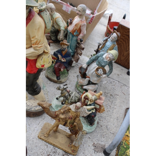 1682 - A LARGE ASSORTMENT OF VARIOUS CERAMIC FIGURES