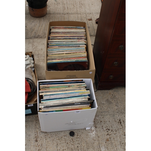 1688 - A LARGE ASSORTMENT OF LP RECORDS