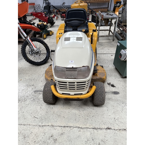 180 - MTD CUB CADET RIDE ON MOWER WITH BRIGGS & STRATTON VANGUARD V-TWIN 20HP ENGINE  + VAT KEY IN OFFICE