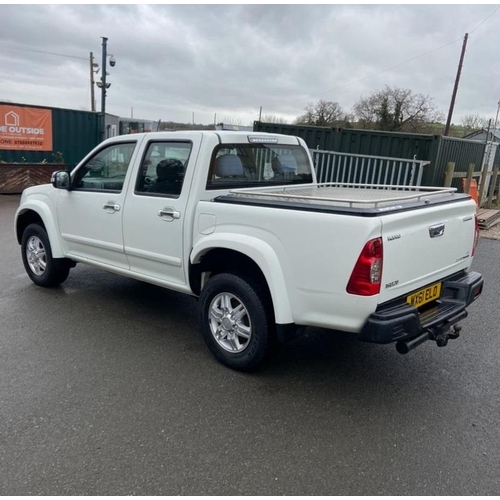 190A - ISUZU RODEO DENVER TD D/C PICK UP MX61ELO FIRST REG 14/09/11 114687 MILES MOT 29/09/24 NO VAT WHILST... 