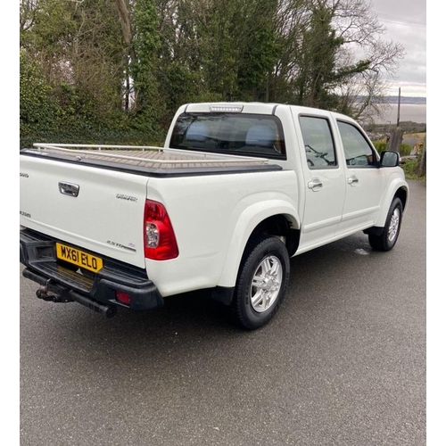 190A - ISUZU RODEO DENVER TD D/C PICK UP MX61ELO FIRST REG 14/09/11 114687 MILES MOT 29/09/24 NO VAT WHILST... 