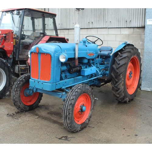 195 - FORDSON POWER MAJOR TRACTOR NO VAT