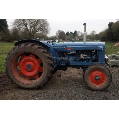 195 - FORDSON POWER MAJOR TRACTOR NO VAT