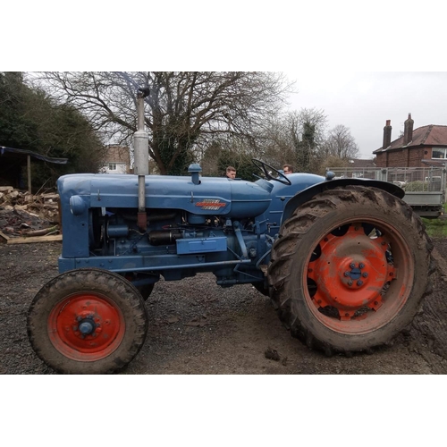 195 - FORDSON POWER MAJOR TRACTOR NO VAT