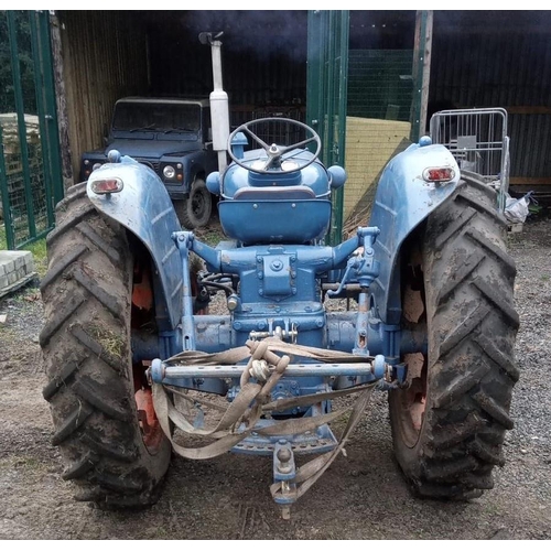 195 - FORDSON POWER MAJOR TRACTOR NO VAT