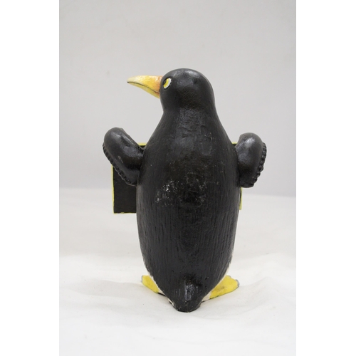 176 - A DRAUGHT GUINNESS PENGUIN, HEIGHT 21CM