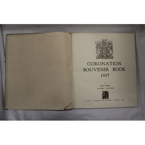 186 - A 1937 CORONATION SOUVENIR BOOK