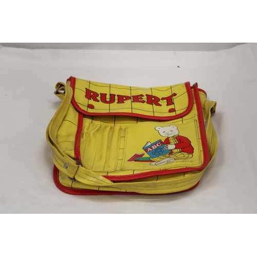 205 - A VINTAGE RUPERT THE BEAR BAG