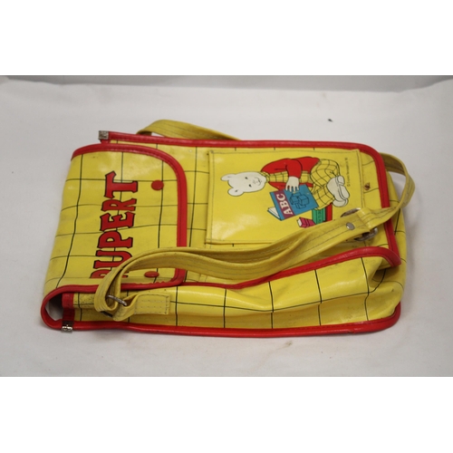 205 - A VINTAGE RUPERT THE BEAR BAG