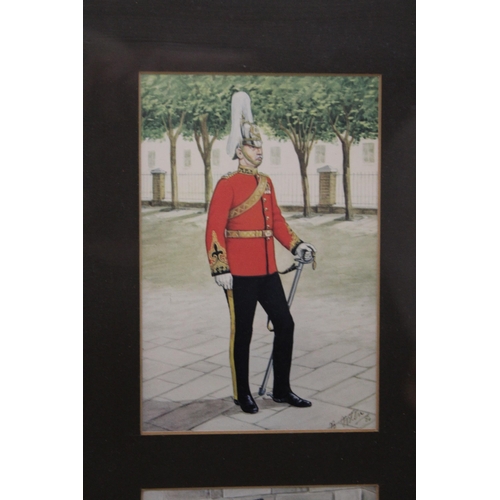 238 - A FRAMED MILITARY PRINT