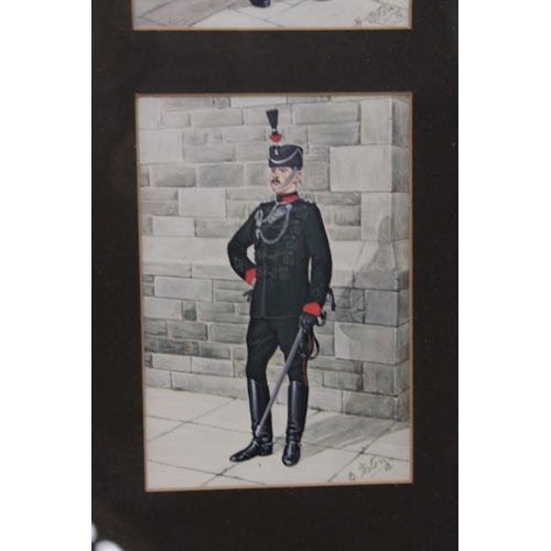 238 - A FRAMED MILITARY PRINT