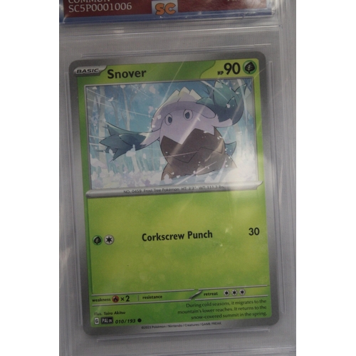 244 - A GRADED POKEMON CARD 10/10 SNOVER