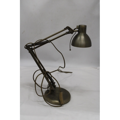 809 - A VINTAGE METAL ANGLEPOISE LAMP