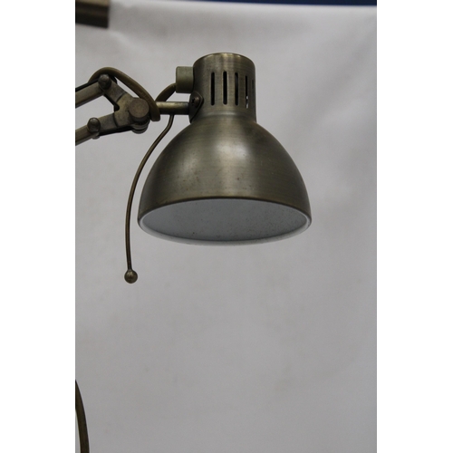 809 - A VINTAGE METAL ANGLEPOISE LAMP