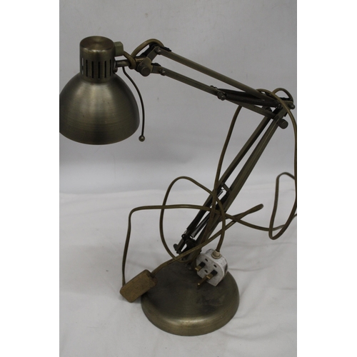 809 - A VINTAGE METAL ANGLEPOISE LAMP