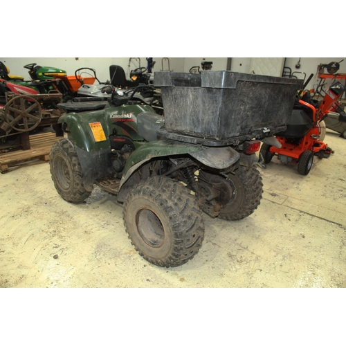 179 - KAWASAKI KVF300 GRIZZLY AUTOMATIC QUAD BIKE +VAT