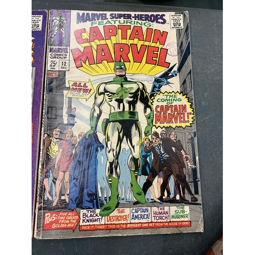 101A - TWO VINTAGE CAPTAIN MARVEL COMICS TO INCLUDE A MARVEL TALES