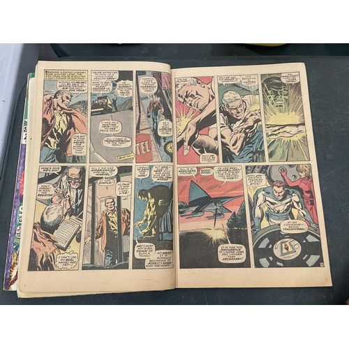 101A - TWO VINTAGE CAPTAIN MARVEL COMICS TO INCLUDE A MARVEL TALES